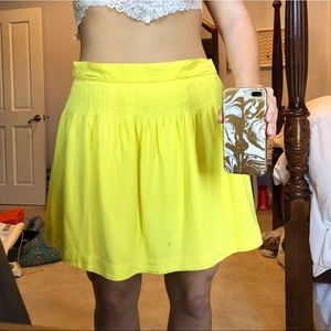 Gap bright yellow skirt
